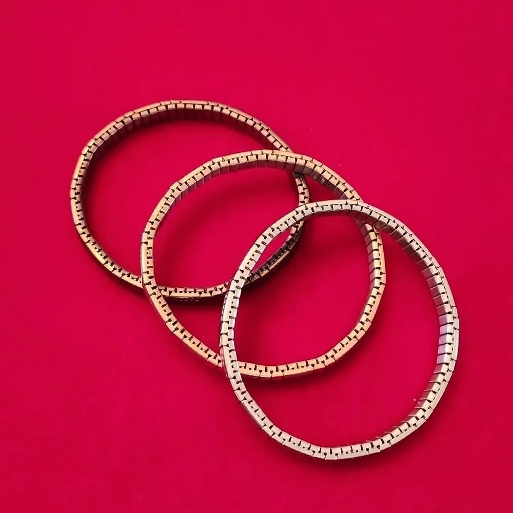 Vintage Milor 3 Piece Stretchy Bracelet Set